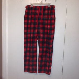 Men's Unbranded Pajama Pants XL Red Plaid